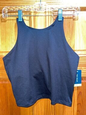 Tek Gear Girls XL 14-16 Black Sleeveless Bra Tank Top